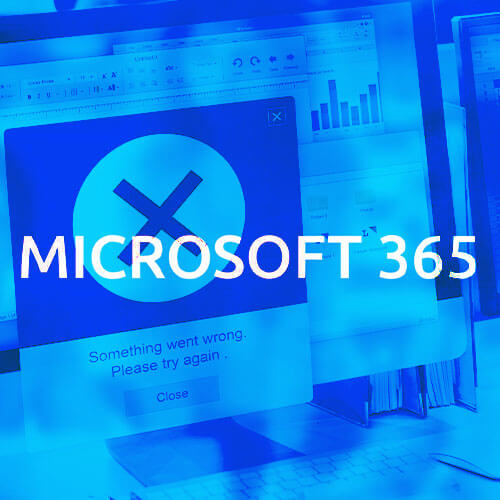 The outage of Microsoft Teams also affects Microsoft 365 services